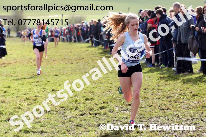 Womens under-17s 2019 British Athletics Inter Counties Cross Country, Prestwood Hall, Loughborough. Photo:  David T. Hewitson/Sports for All Pics